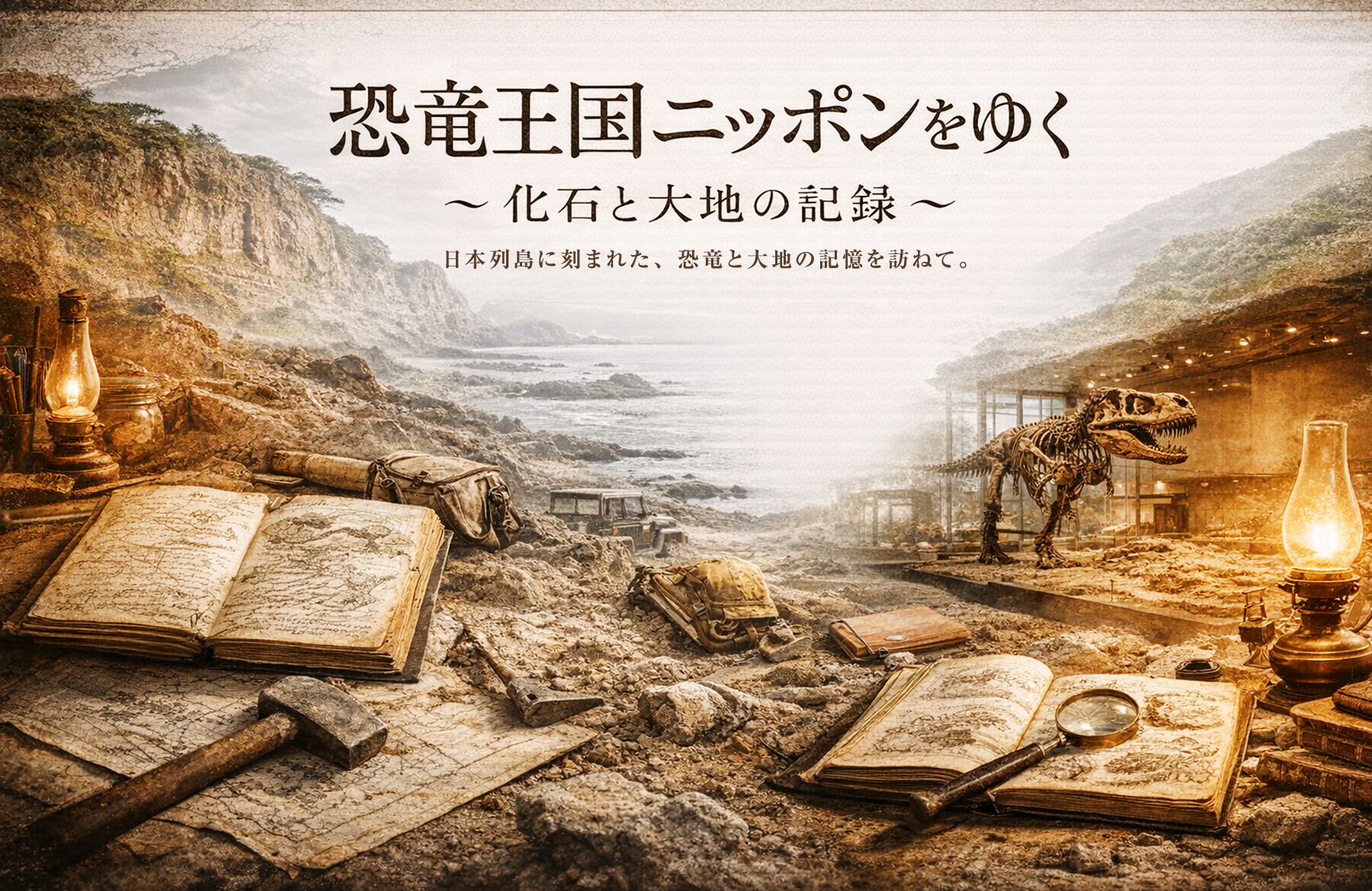 恐竜王国日本をゆく〜化石と大地の記録〜日本列島に刻まれた、恐竜と大地の記憶を訪ねて。